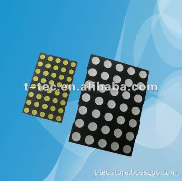 High brightness 2.09" 5x7 Blue color LED dot-matrix
